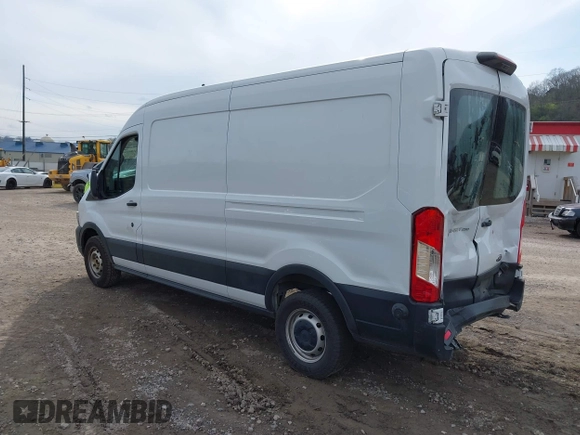 2023 Ford Transit Cargo with VIN 1FTBR1C80PKA42107, listed as a IAAI auction lot 42005312 with 80,123 mi miles. Bid and sale history available at carsss.com. Image 3.