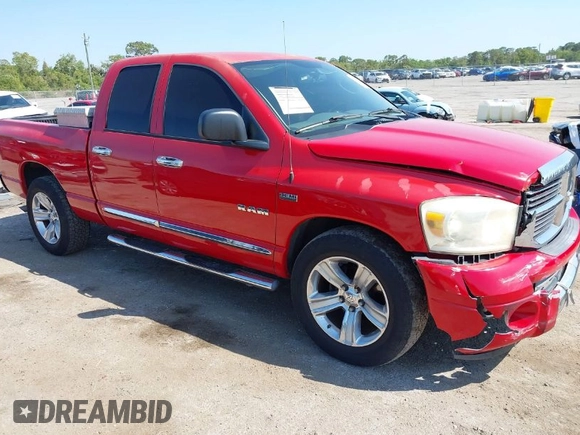 2008 Dodge 1500 SLT with VIN 1D7HA18208S516148, listed as a IAAI auction lot 42019910 with 219,573 mi miles and . Bid and sale history available at DreamBid. Image 1.