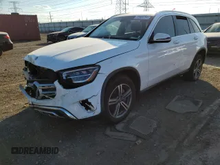 2020 Mercedes-Benz GLC with VIN WDC0G8EBXLF730711, listed as a Copart auction lot 72969754 with 109,863 mi miles and Salvage Title. Bid and sale history available at carsss.com. Image 1.
