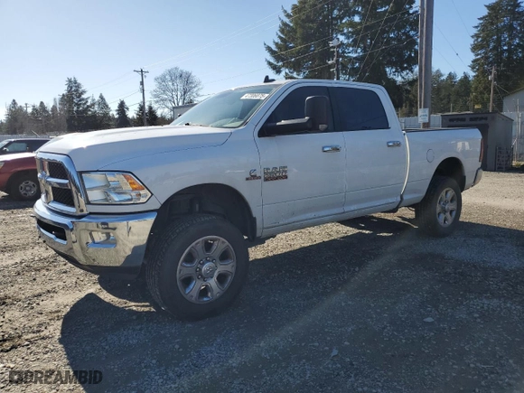 2015 Ram 2500 Big Horn with VIN 3C6UR5DL9FG593457, listed as a Copart auction lot 47306875 with 114,498 mi miles and Salvage Title. Bid and sale history available at carsss.com. Image 1.