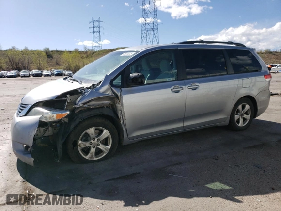 2013 Toyota Sienna LE AAS with VIN 5TDKK3DCXDS375647, listed as a Copart auction lot 53691875 with 205,349 mi miles and Salvage Title. Bid and sale history available at carsss.com. Image 1.