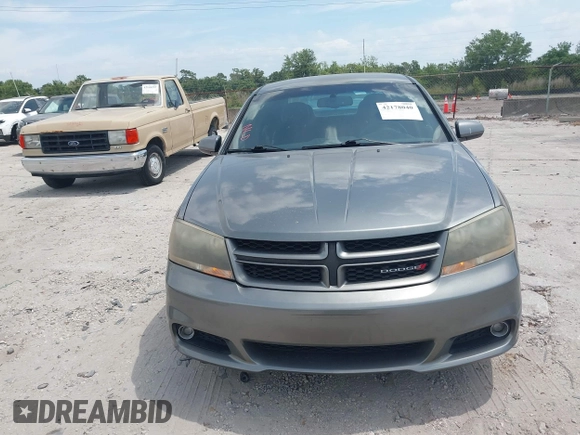 2013 Dodge Avenger R/T with VIN 1C3CDZBG4DN590183, listed as a IAAI auction lot 42178040 with 150,265 mi miles. Bid and sale history available at carsss.com. Image 6.