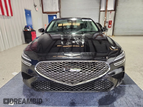 2025 Genesis G70 2.5T with VIN KMTG34SC0SU151938, listed as a Copart auction lot 64726775 with 15,493 mi miles and Clean title. Bid and sale history available at DreamBid. Image 5.