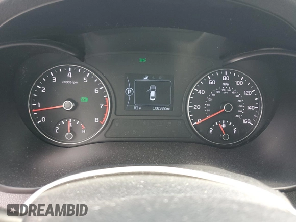 2017 Kia Optima LX with VIN 5XXGT4L3XHG125942, listed as a Copart auction lot 61654015 with 108,582 mi miles and Salvage title. Bid and sale history available at DreamBid. Image 9.
