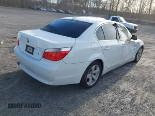 2007 BMW 5 Series 530i with VIN WBANE73567CM49194, listed as a IAAI auction lot 41714331 with 1 mi miles. Bid and sale history available at carsss.com. Image 4.