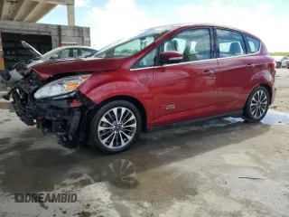 2017 Ford C-Max Energi Titanium with VIN 1FADP5FU4HL109002, listed as a Copart auction lot 73577673 with 31,155 mi miles. Bid and sale history available at carsss.com. Image 1.