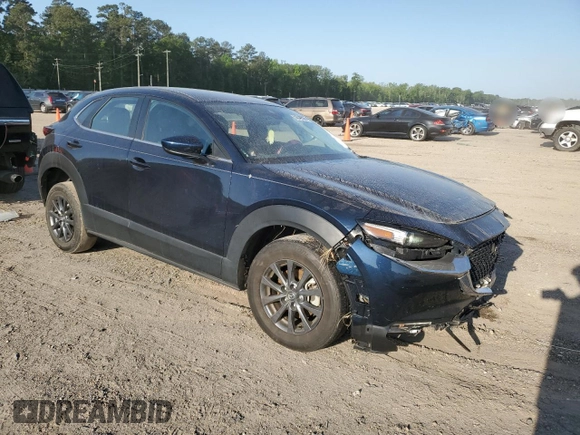 2023 Mazda CX-30 S with VIN 3MVDMBAM1PM566211, listed as a Copart auction lot 52549525 with 36,382 mi miles and Salvage title. Bid and sale history available at DreamBid. Image 4.