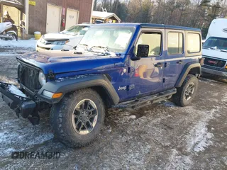 2018 Jeep Wrangler Unlimited Sport S с VIN 1C4HJXDG8JW179984, выставлен на аукционе IAAI как лот 41173628 с пробегом 103 136 миль миль и . История ставок и продаж доступна на DreamBid. Изображение 18.