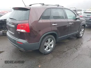 2012 Kia Sorento EX with VIN 5XYKUCA66CG254716, listed as a IAAI auction lot 41928495 with 143,938 mi miles. Bid and sale history available at carsss.com. Image 4.