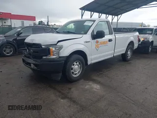 2018 Ford F-150 XL with VIN 1FTMF1CBXJKE56080, listed as a IAAI auction lot 41958854 with 140,646 mi miles. Bid and sale history available at carsss.com. Image 2.
