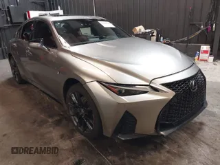 2021 Lexus IS 350 F Sport with VIN JTHGZ1E24M5021073, listed as a IAAI auction lot 41786783 with 44,236 mi miles and . Bid and sale history available at DreamBid. Image 1.
