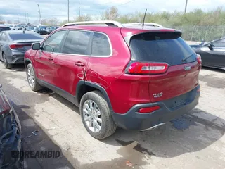 2017 Jeep Cherokee Limited with VIN 1C4PJMDB3HW635981, listed as a IAAI auction lot 42016204 with 73,698 mi miles. Bid and sale history available at carsss.com. Image 3.