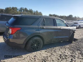2020 Ford Explorer with VIN 1FMSK7BH4LGA20368, listed as a Copart auction lot 87721835 with 0 mi miles and Salvage Title. Bid and sale history available at carsss.com. Image 3.