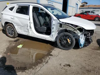 2025 Hyundai Tucson Limited with VIN 5NMJECDE3SH447681, listed as a Copart auction lot 79124454 with 1,446 mi miles and Salvage Title. Bid and sale history available at carsss.com. Image 4.