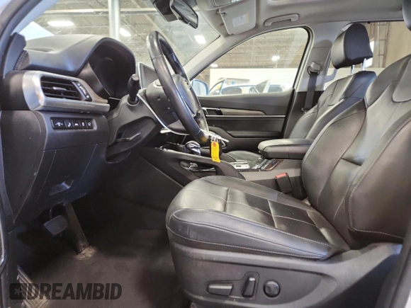2022 Kia Telluride EX with VIN 5XYP3DHC3NG292384, listed as a Copart auction lot 59927785 with 49,105 mi miles and Salvage title. Bid and sale history available at DreamBid. Image 7.