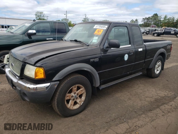 2002 Ford Ranger XL Fleet with VIN 1FTZR45E52TA14860, listed as a Copart auction lot 57704695 with 107,240 mi miles and Non repairable. Bid and sale history available at DreamBid. Image 1.