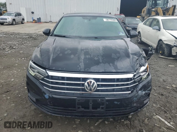 2019 Volkswagen Jetta S with VIN 3VWC57BU7KM128742, listed as a Copart auction lot 58776385 with 128,343 mi miles and Salvage title. Bid and sale history available at DreamBid. Image 5.