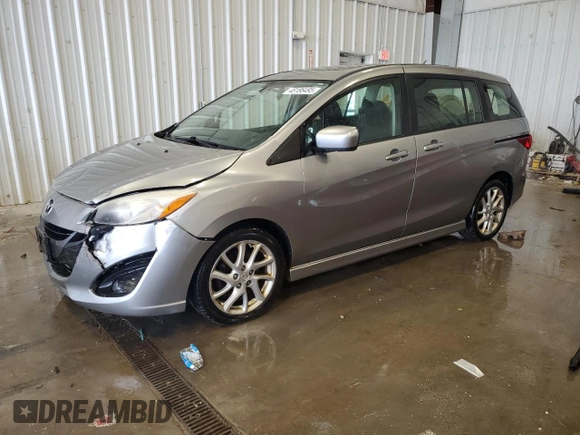 2012 Mazda 5 Grand Touring z VIN JM1CW2DL1C0142406, wystawiony jako Copart lot #48186495 z przebiegiem 198 419 mil mil oraz Nie do naprawy • Non repairable. Historia ofert i sprzedaży dostępna na DreamBid. Obrazek 1.