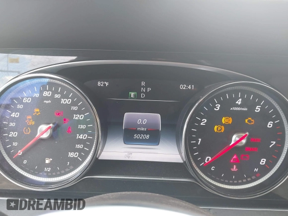 2019 Mercedes-Benz E 450 with VIN WDD1J6HB8KF074413, listed as a IAAI auction lot 41691118 with 50,208 mi miles and . Bid and sale history available at DreamBid. Image 7.