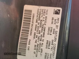 2005 Saturn ION ION 3 z VIN 1G8AW12F35Z106269, wystawiony jako Copart lot #66028924 z przebiegiem 197 340 mil mil oraz Szkody całkowita. Historia ofert i sprzedaży dostępna na DreamBid. Obrazek 12.