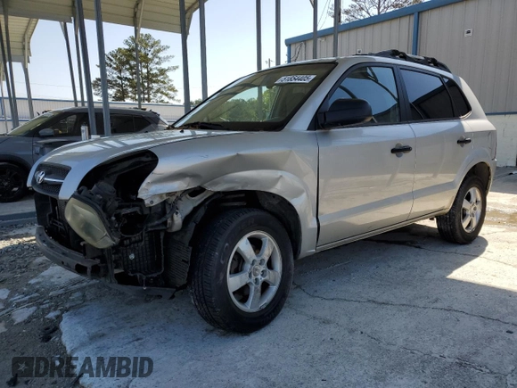 2006 Hyundai Tucson GL with VIN KM8JM12B46U461583, listed as a Copart auction lot 51854405 with 146,951 mi miles and Salvage Title. Bid and sale history available at carsss.com. Image 1.