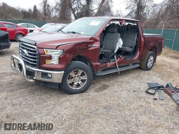 2017 Ford F-150 XL with VIN 1FTEW1EG9HFB75226, listed as a IAAI auction lot 41130292 with 125,205 mi miles. Bid and sale history available at carsss.com. Image 18.