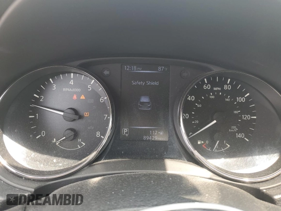 2017 Nissan Rogue SV with VIN JN1BJ1CP2HW016944, listed as a Copart auction lot 59396745 with 89,429 mi miles and Salvage title. Bid and sale history available at DreamBid. Image 9.