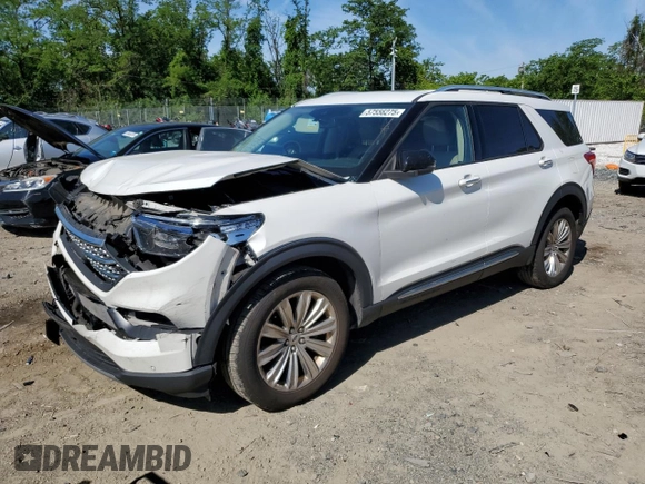 2020 Ford Explorer Limited с VIN 1FMSK8FH5LGB48327, выставлен на аукционе Copart как лот 57556275 с пробегом 166 107 миль миль и Списание • Salvage title. История ставок и продаж доступна на DreamBid. Изображение 1.