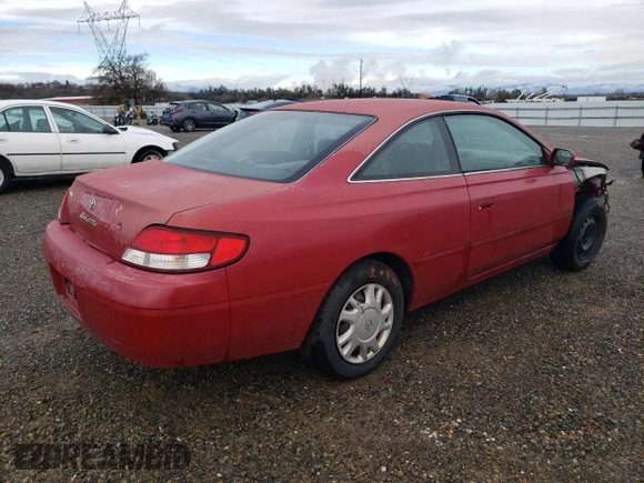2000 Toyota Solara SE with VIN 2T1CG22P9YC375675, listed as a Copart auction lot 86199014 with 168,998 mi miles and Salvage Title. Bid and sale history available at carsss.com. Image 3.