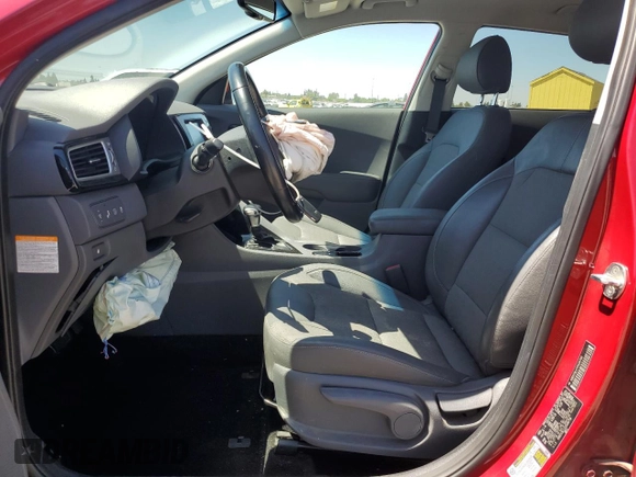 2018 Kia Niro EX with VIN KNDCC3LC7J5126758, listed as a Copart auction lot 63329674 with 74,363 mi miles and Salvage Title. Bid and sale history available at DreamBid. Image 7.