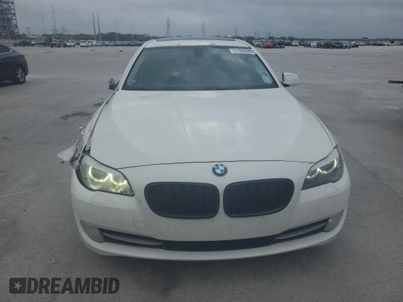 2011 BMW 5 Series 535i with VIN WBAFR7C50BC806368, listed as a Copart auction lot 51982855 with 108,705 mi miles and Salvage Title. Bid and sale history available at carsss.com. Image 5.