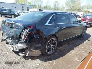 2018 Cadillac CT6 Sport AWD with VIN 1G6KN5R61JU101754, listed as a IAAI auction lot 42128916 with 90,487 mi miles and . Bid and sale history available at DreamBid. Image 4.