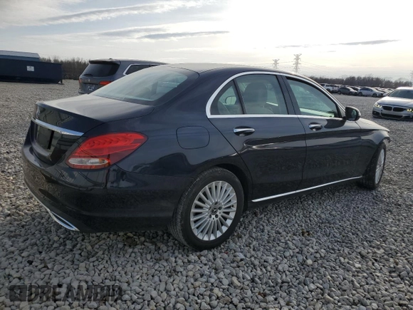 2017 Mercedes-Benz C with VIN 55SWF4JB7HU217203, listed as a Copart auction lot 46826495 with 98,133 mi miles and Salvage Title. Bid and sale history available at carsss.com. Image 3.