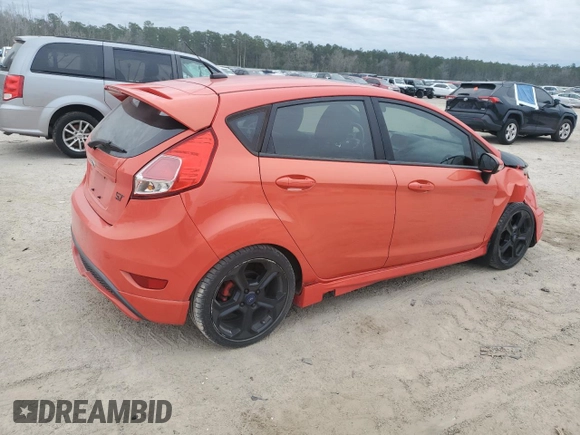 2015 Ford Fiesta ST with VIN 3FADP4GX7FM148407, listed as a Copart auction lot 46087425 with 108,616 mi miles and Clean Title. Bid and sale history available at carsss.com. Image 3.