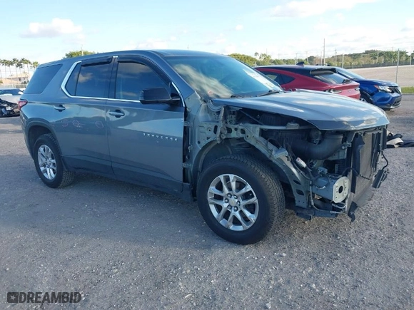 2020 Chevrolet Traverse LS with VIN 1GNERFKW1LJ162600, listed as a IAAI auction lot 41518806 with 109,478 mi miles. Bid and sale history available at carsss.com. Image 1.