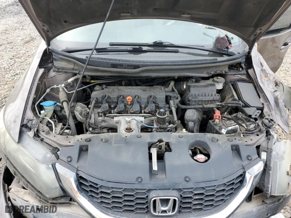 2014 Honda Civic Sedan LX with VIN 19XFB2F54EE064110, listed as a Copart auction lot 83068224 with 156,078 mi miles and Salvage Title. Bid and sale history available at carsss.com. Image 7.