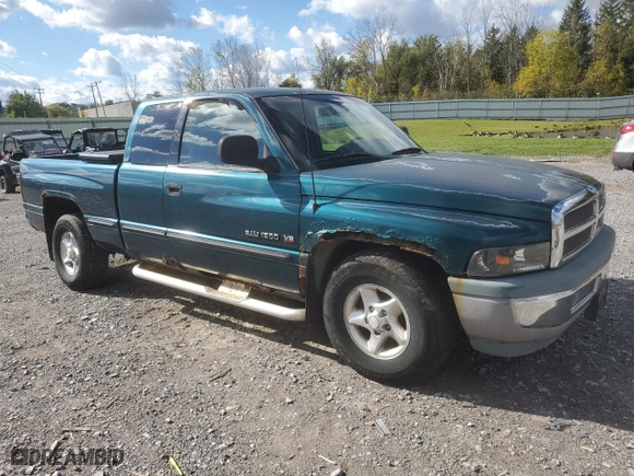 1998 Dodge Ram 1500 with VIN 3B7HC12Z2WG209076, listed as a Copart auction lot 74892394 with 219,965 mi miles and Salvage Title. Bid and sale history available at carsss.com. Image 4.