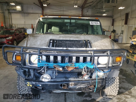 2003 Hummer H2 with VIN 5GRGN23U53H101713, listed as a Copart auction lot 85216034 with 189,549 mi miles and Non Repairable. Bid and sale history available at carsss.com. Image 5.