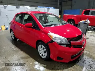 2013 Toyota Yaris L with VIN JTDKTUD36DD572006, listed as a Copart auction lot 89065915 with 75,390 mi miles and Salvage Title. Bid and sale history available at DreamBid. Image 14.