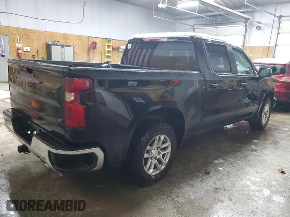 2023 Chevrolet Silverado 1500 LT with VIN 1GCUDDE82PZ109965, listed as a Copart auction lot 87501405 with 27,513 mi miles and Salvage Title. Bid and sale history available at carsss.com. Image 3.