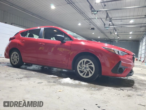 2024 Subaru Impreza with VIN JF1GUABC5R8305479, listed as a Copart auction lot 83780384 with 13,889 mi miles and Salvage Title. Bid and sale history available at DreamBid. Image 4.