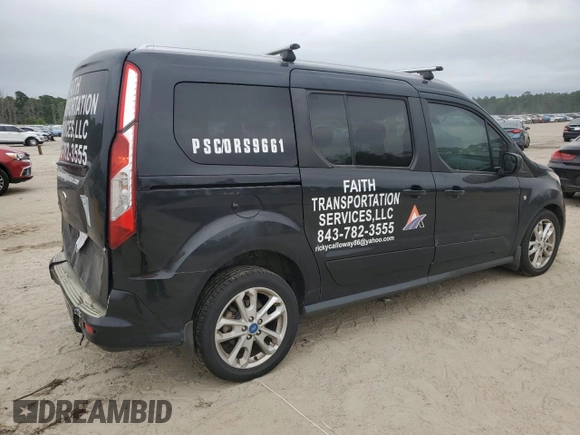 2015 Ford Transit Connect Wagon Titanium with VIN NM0GE9G75F1202422, listed as a Copart auction lot 71294044 with 182,846 mi miles and Clean Title. Bid and sale history available at carsss.com. Image 3.