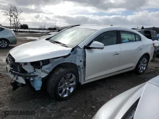 2012 Buick LaCrosse Premium 3 with VIN 1G4GH5E3XCF171729, listed as a Copart auction lot 45207255 with 136,763 mi miles and Salvage Title. Bid and sale history available at carsss.com. Image 1.