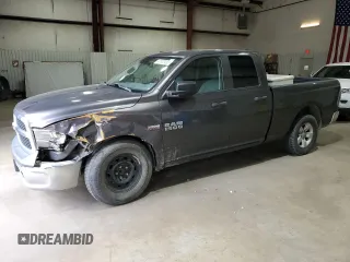 2018 Ram 1500 Express with VIN 1C6RR6FT4JS330660, listed as a Copart auction lot 47839455 with 130,605 mi miles and Salvage title. Bid and sale history available at DreamBid. Image 1.