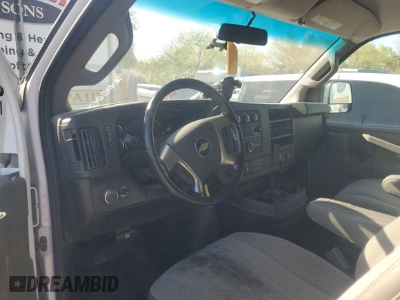 2018 Chevrolet Express Cargo with VIN 1GCWGAFP8J1342579, listed as a IAAI auction lot 42708229 with 125,604 mi miles and . Bid and sale history available at DreamBid. Image 5.