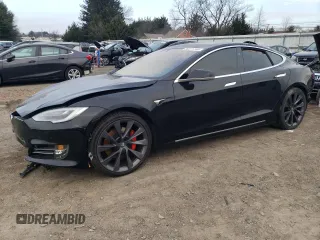 2020 Tesla Model S Performance with VIN 5YJSA1E46LF371225, listed as a Copart auction lot 86271744 with 20,045 mi miles and Salvage title. Bid and sale history available at DreamBid. Image 1.