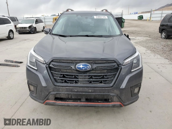 2022 Subaru Forester Sport with VIN JF2SKAJC1NH493425, listed as a Copart auction lot 43802145 with 112,905 mi miles and Salvage Title. Bid and sale history available at carsss.com. Image 5.
