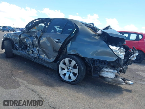 2005 BMW 5 Series 530i with VIN WBANA73575CR60969, listed as a IAAI auction lot 41652628 with Not Provided miles and . Bid and sale history available at DreamBid. Image 3.