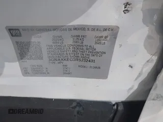 2024 Chevrolet Equinox LT z VIN 3GNAXKEG3RS232431, wystawiony jako IAAI lot #42021525 z przebiegiem 8 090 mil mil oraz . Historia ofert i sprzedaży dostępna na DreamBid. Obrazek 9.