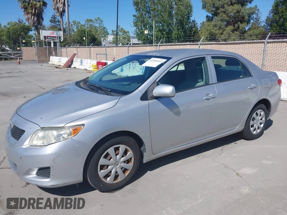 2009 Toyota Corolla with VIN JTDBL40E899057154, listed as a IAAI auction lot 42200165 with 200,545 mi miles and . Bid and sale history available at carsss.com. Image 2.